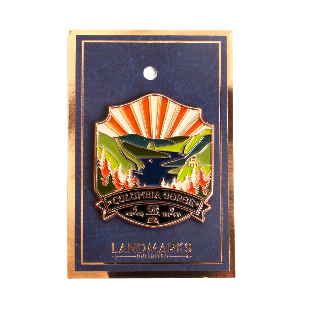 PNW/Oregon Spirit, Landmarks Unlimited, Magnets, Home & Auto, Enamel, Columbia Gorge, 626546